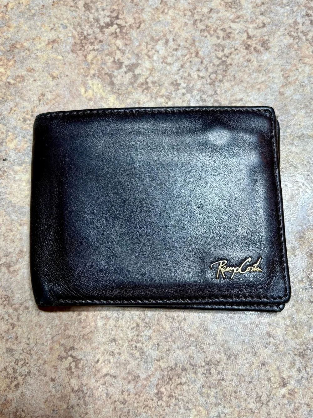 Renzo Costa Men's Leather Bifold Wallet Luxury Classic Designer